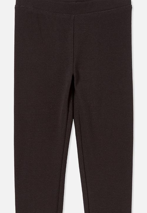 Cotton On - Unisex organic rib leggings - phantom