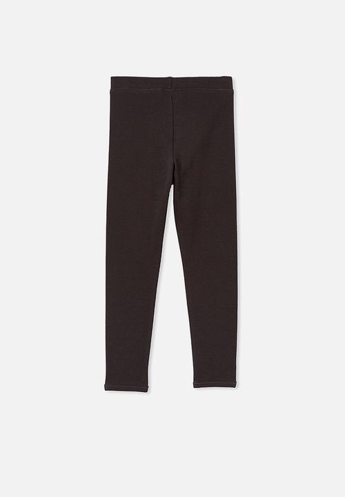 Cotton On - Unisex organic rib leggings - phantom