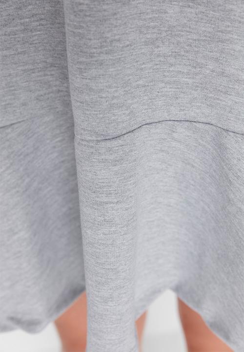 Trendyol - Flare hem mini dress - grey