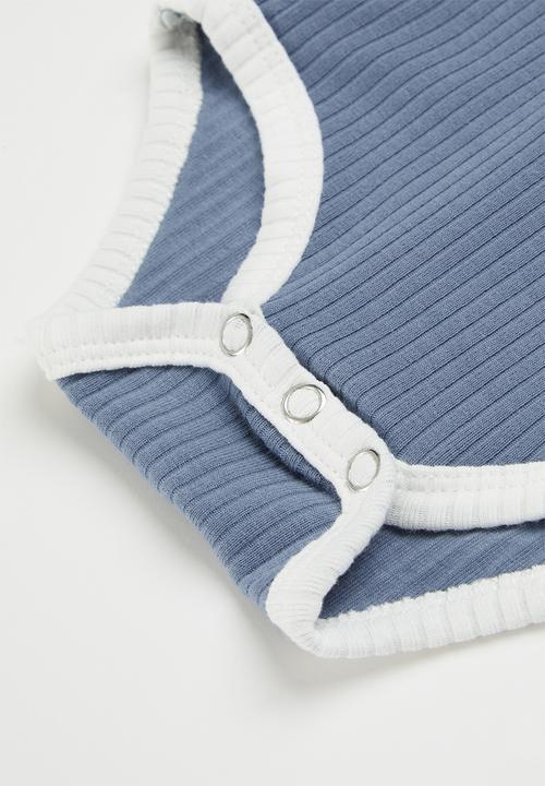 Pop Candy - Baby boys babygrow - blue