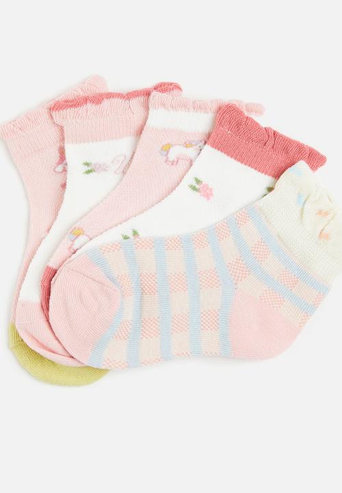 Pop Candy - 5 pack unicorn socks - multi