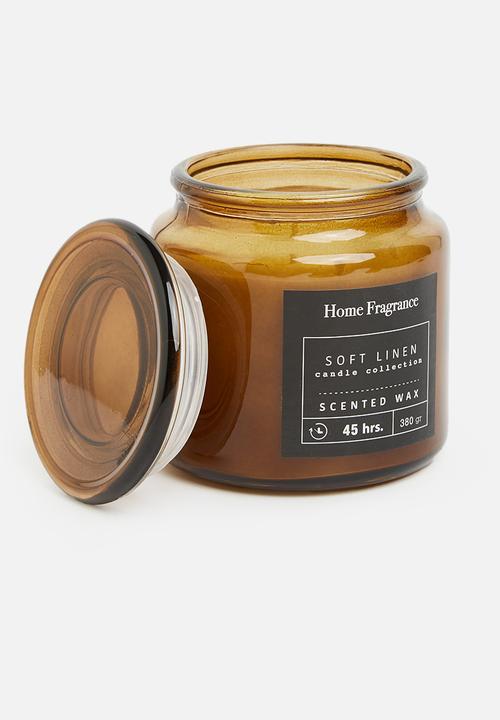H&S - Scented candle in glass - soft linen