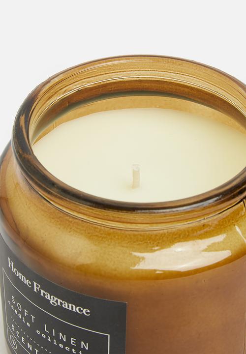 H&S - Scented candle in glass - soft linen