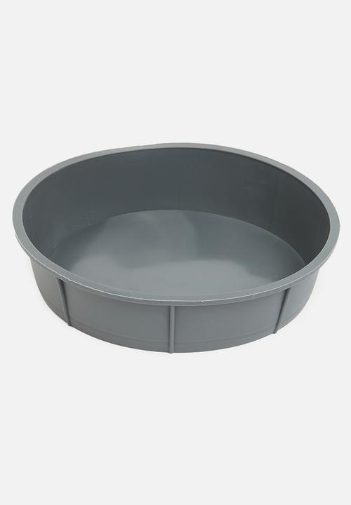 Tart baking tin - charcoal