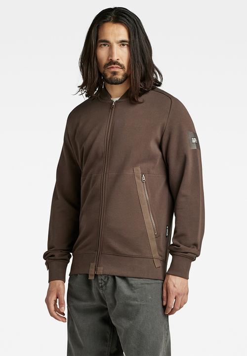 G-STAR - Bomber jkt sw - chocolat
