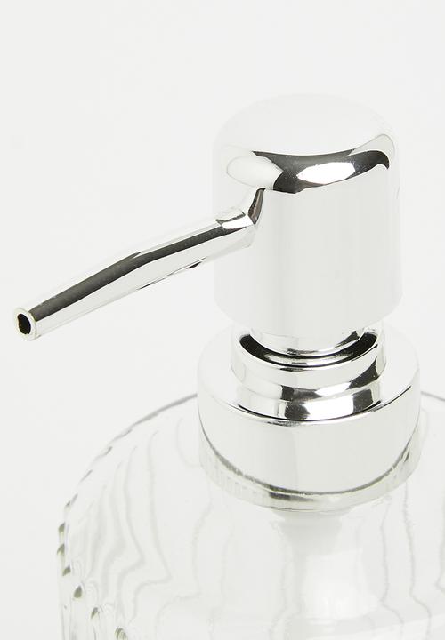 Bathroom Solutions - Soap dispenser - clear ripple