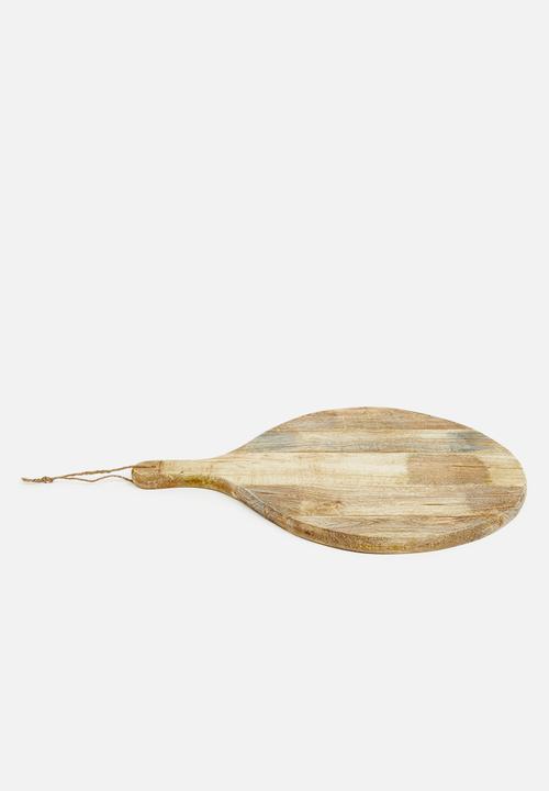 Excellent Houseware - Round serving board - natural
