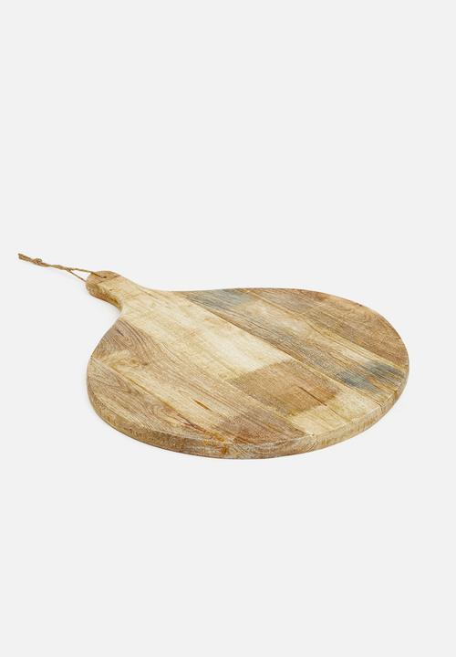 Excellent Houseware - Round serving board - natural
