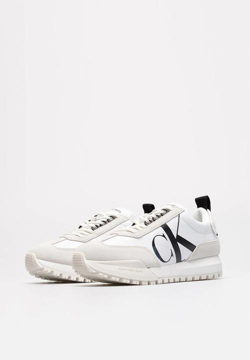 Calvin Klein - New retro runner laceup low - bright white