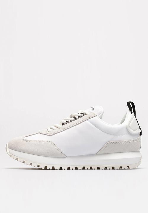 Calvin Klein - New retro runner laceup low - bright white