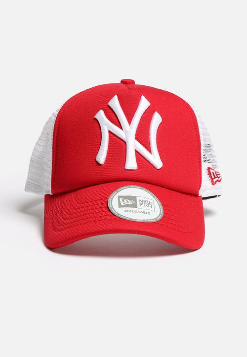 New Era - Trucker NY Yankees - red & white 