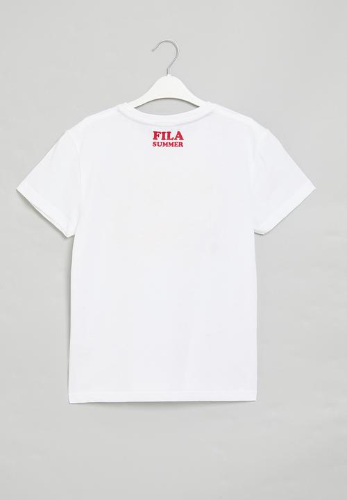 FILA - Shelley oversized T-shirt - white
