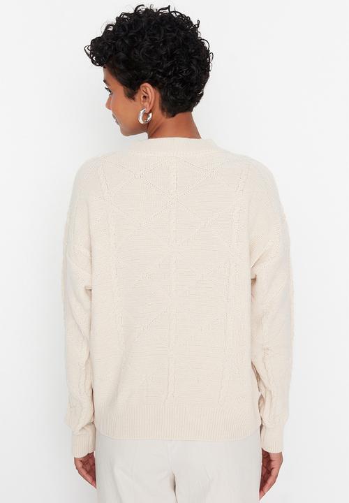 Trendyol - Knit sweater - stone