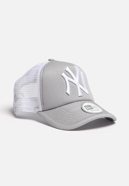 New Era - Trucker NY Yankees - grey & white 