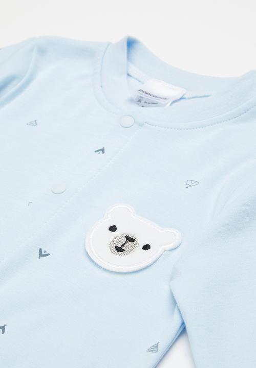 Pop Candy - Baby printed romper - blue