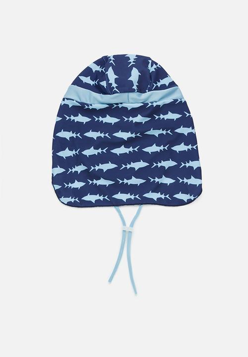 Pop Candy - Shark swim cap - navy