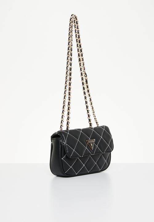 GUESS - Cessily convertible  xbody flap - black