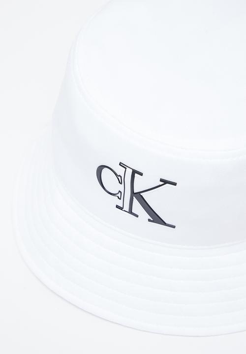 Calvin Klein - Heavy jersey bucket hat - bright white