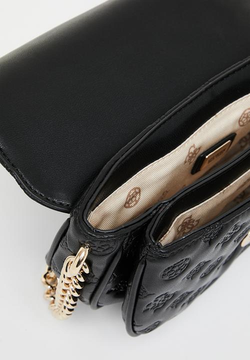 GUESS - La femme flap shoulder bag - black