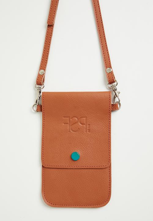 FSP Collection - Leather phone bag - orange
