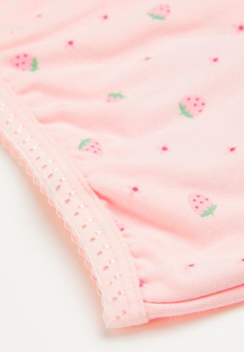 Rebel Republic - Bra with flowers - pink