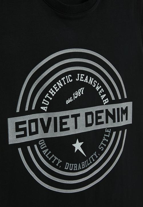 SOVIET - B jace fashion tee - black