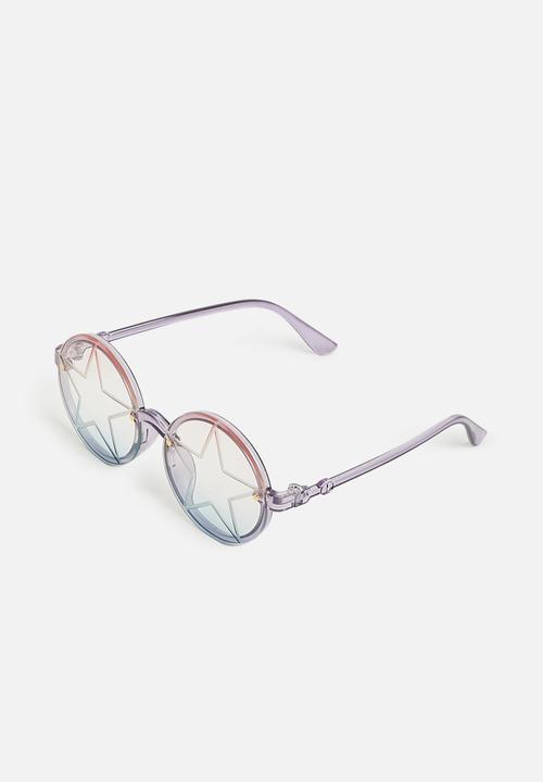 Pop Candy - Girls star round sunnies - purple