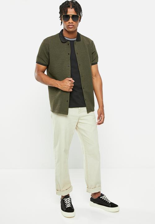Brave Soul - Mps-501webber shirt - khaki