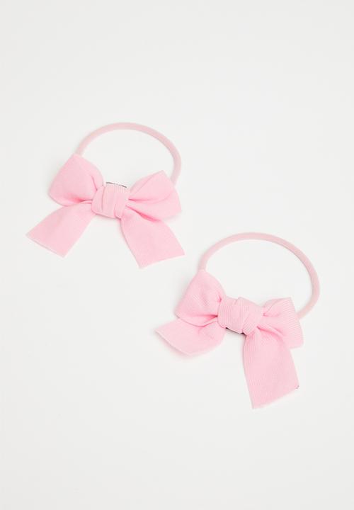 Pop Candy - Bow pom poms - pink