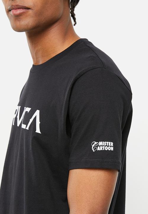 RVCA - Mister cartoon big rvca - black