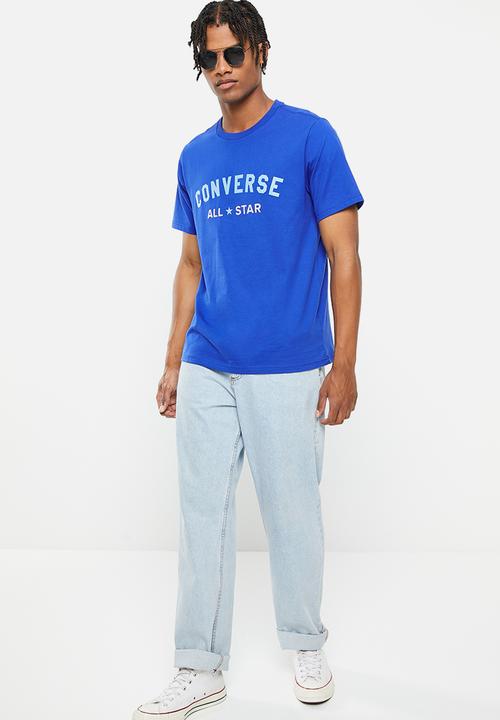 Converse - Go-to all star logo tee - cobalt
