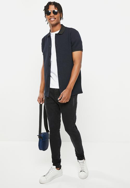 Brave Soul - Mps-501webber shirt - dark navy