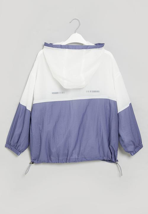 Rebel Republic - Windbreaker - white & blue