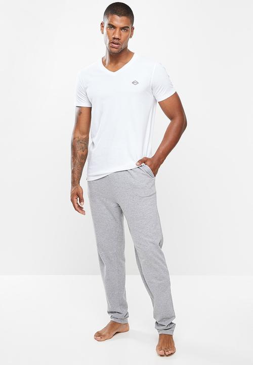 Replay - Replay 3 pack v neck -  white