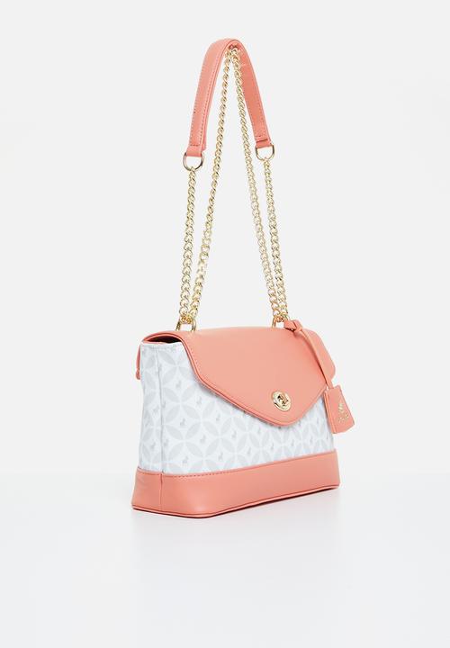 POLO - Berkley flapover sling bag - coral