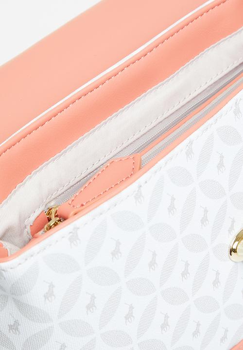 POLO - Berkley flapover sling bag - coral