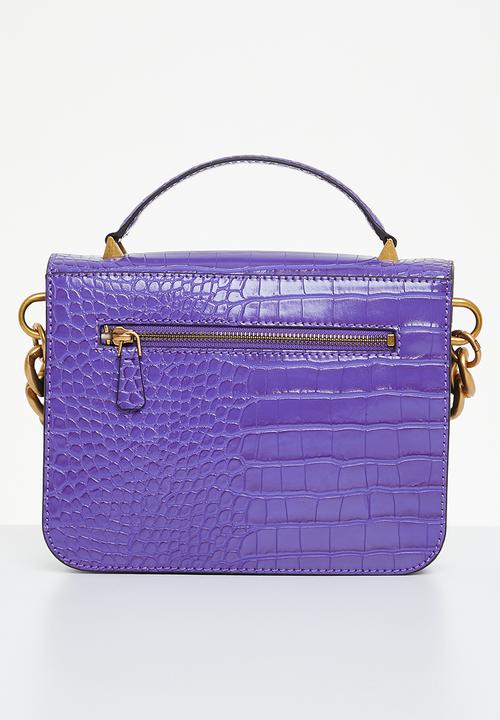 GUESS - Retour top handle flap - violet