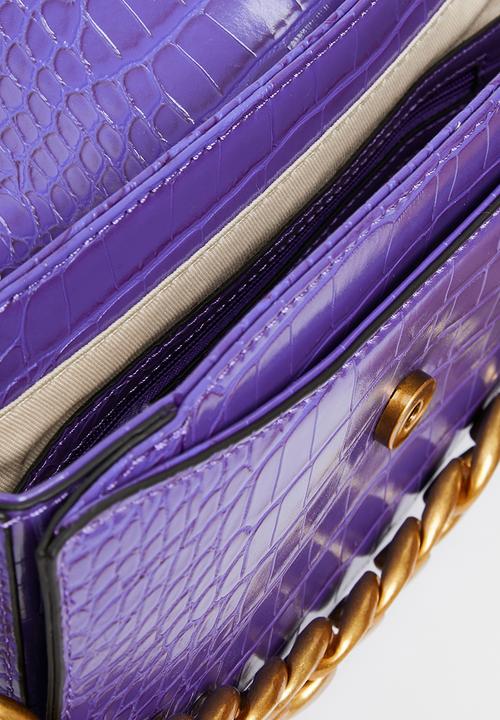GUESS - Retour top handle flap - violet