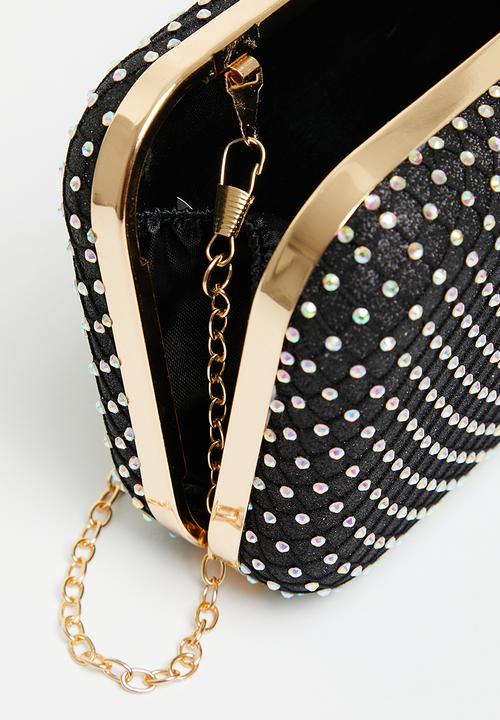 MILLA - Kim clucth bag - black