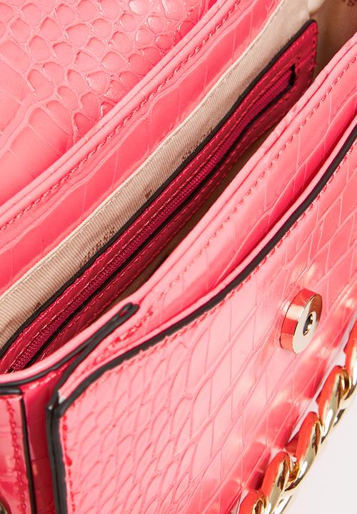 GUESS - Retour top handle flap - coral