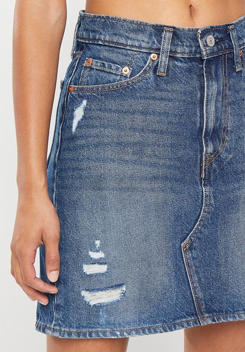 Levi’s® - High rise decon iconic skirt - blue