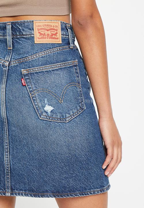 Levi’s® - High rise decon iconic skirt - blue