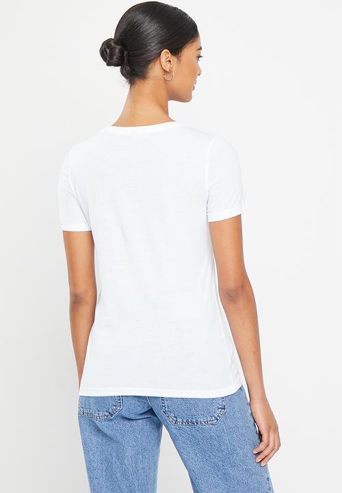 HAILYS - T-shirt - white
