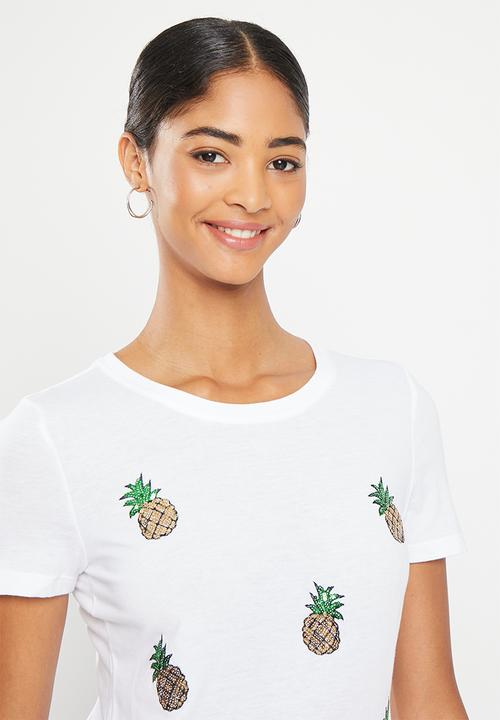 HAILYS - T-shirt - white