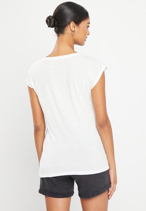 HAILYS - T-shirt - white