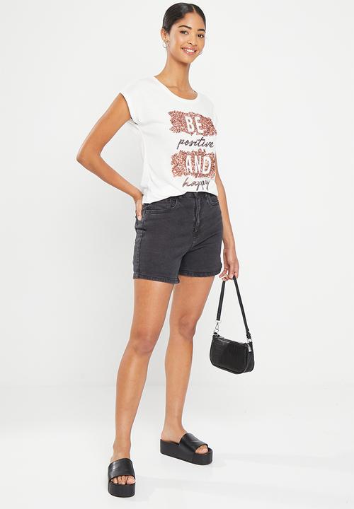 HAILYS - T-shirt - white