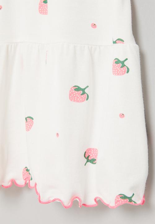 Pop Candy - Strawberry nightie - white