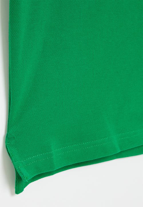 POLO - Boys classic short sleeve golfer - green