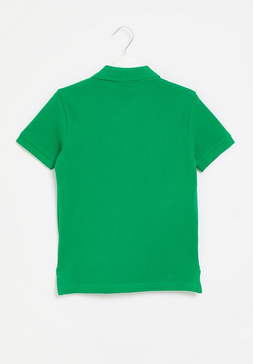 POLO - Boys classic short sleeve golfer - green