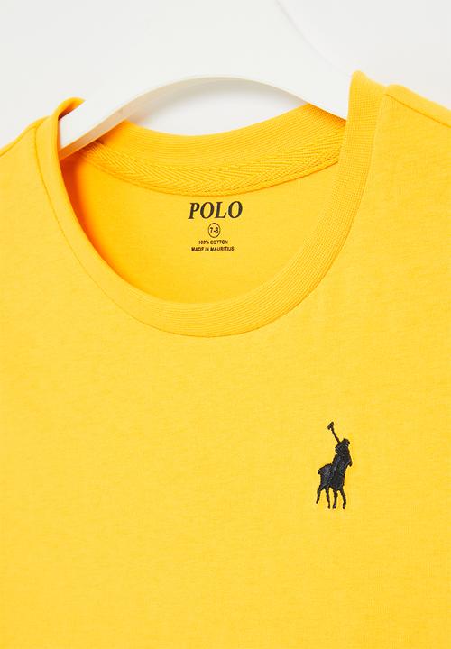 POLO - Boys classic short sleeve tee - yellow